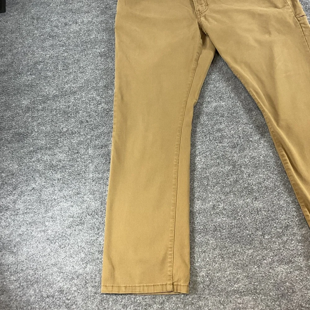 G.H. Bass & Co Pants Mens 36x30 Brown Khaki Casual Workwear Straight Utility Cot